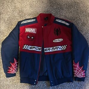 Marvel Spider-Man Kids Jacket - Red and Blue